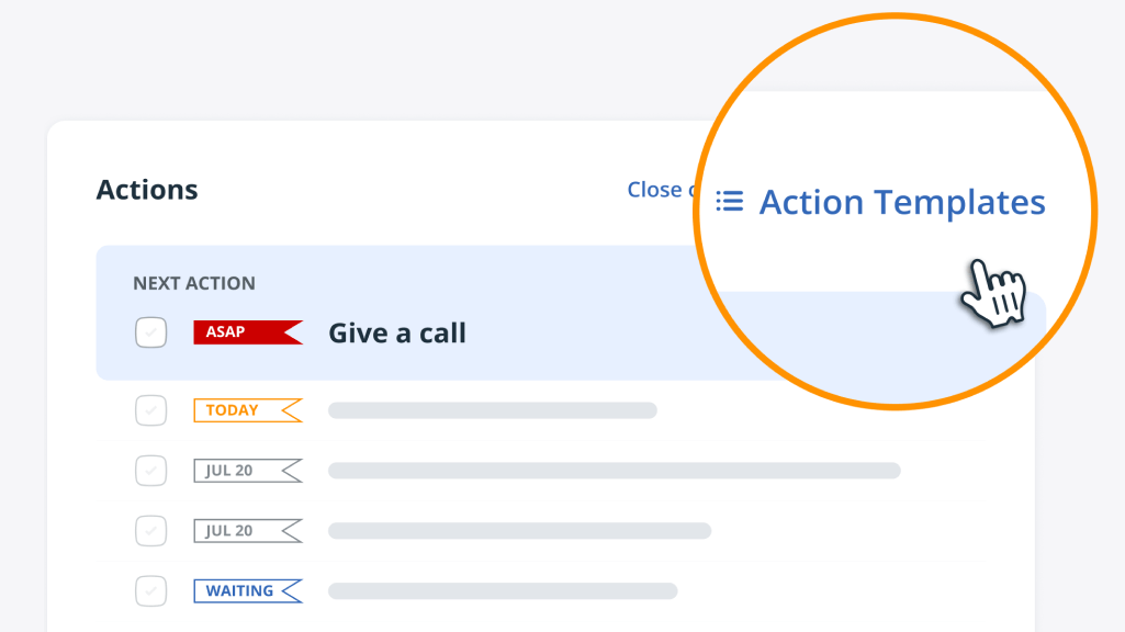 Action Templates: Organize and Manage Repetitive Tasks in CRM