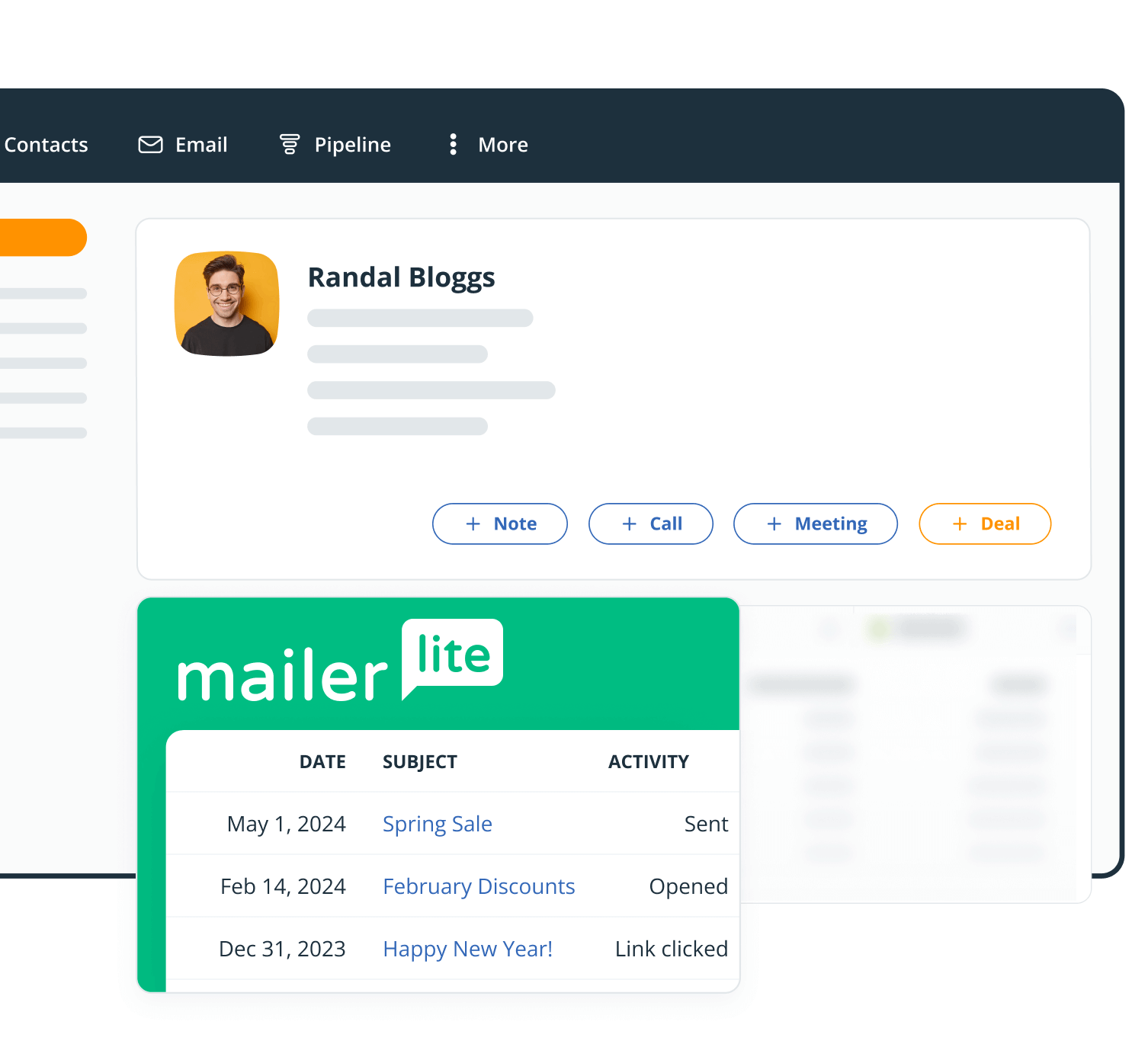 mailerlite crm integration