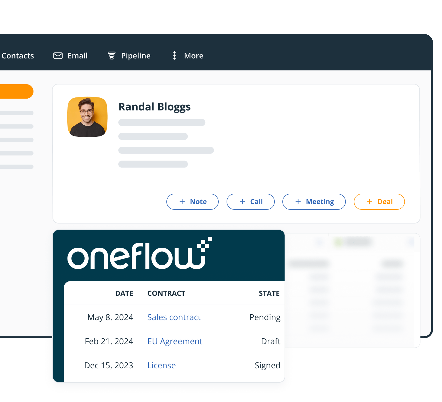 oneflow crm integration