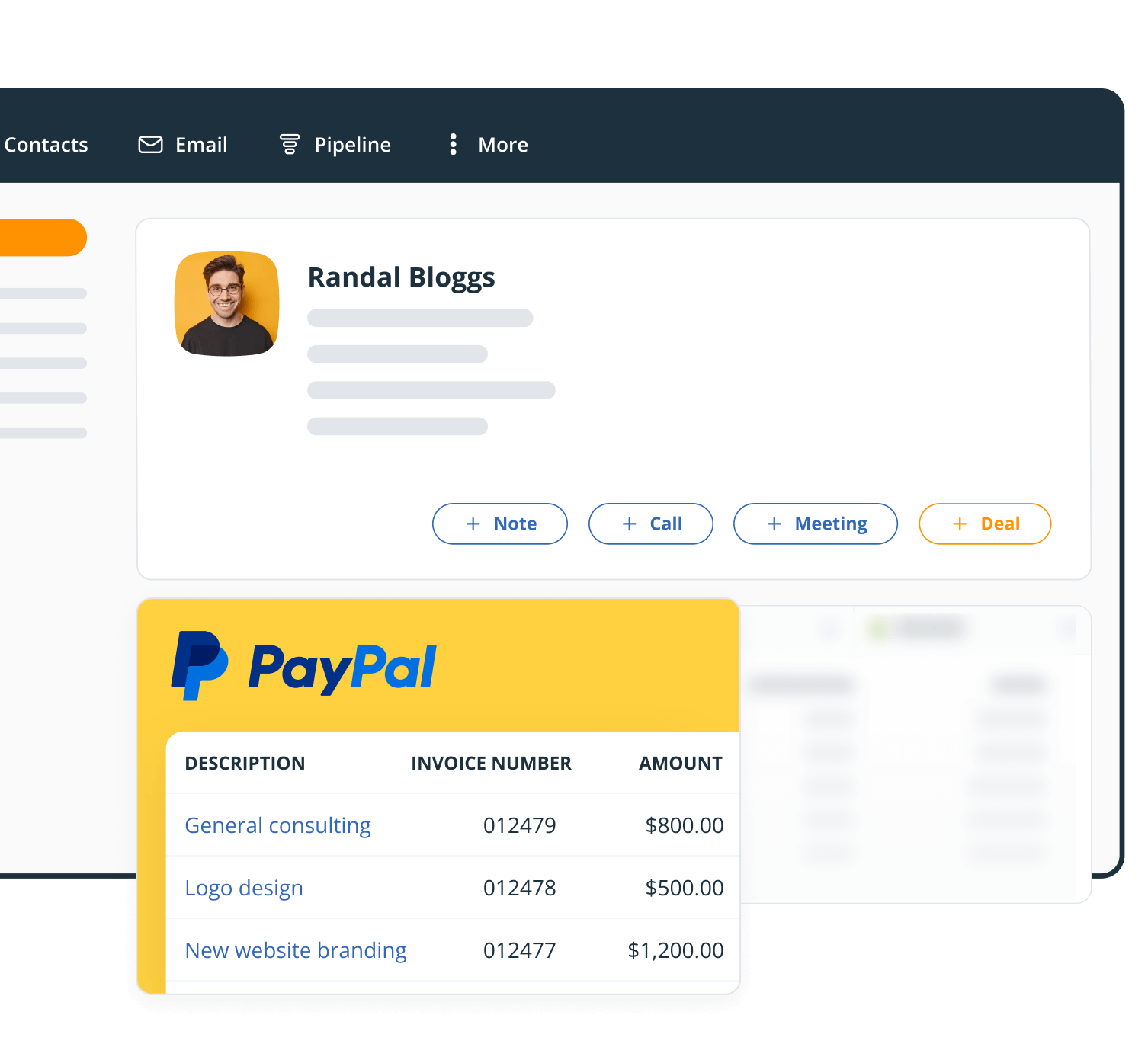 PayPal CRM integration