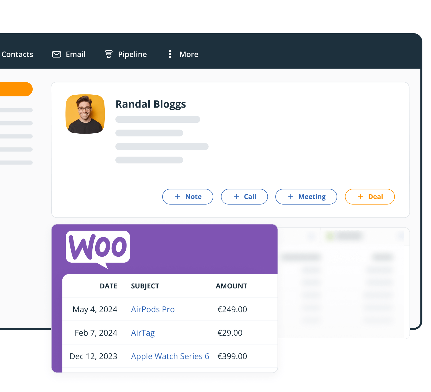 WooCommerce CRM integration